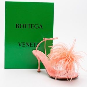 NEW BOTTEGA VENETA Wonderbird Leather Thong Sandals US6 EU36 UK3 Feathers